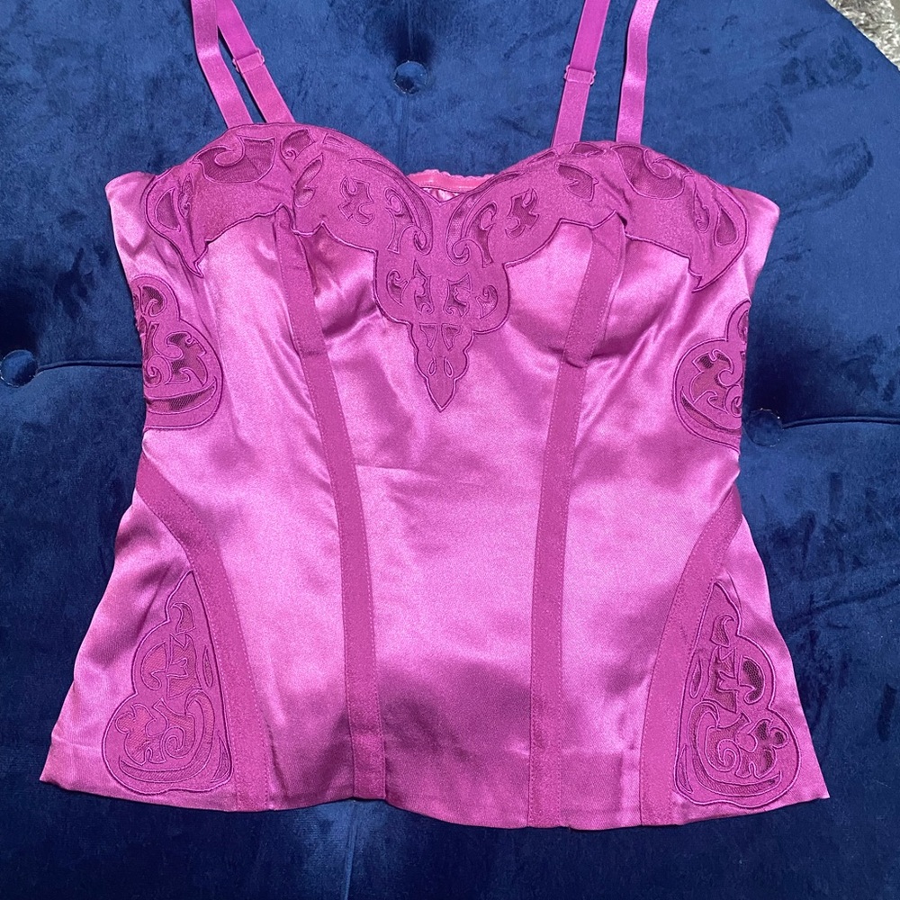 Bebe Purple Bustier size Medium